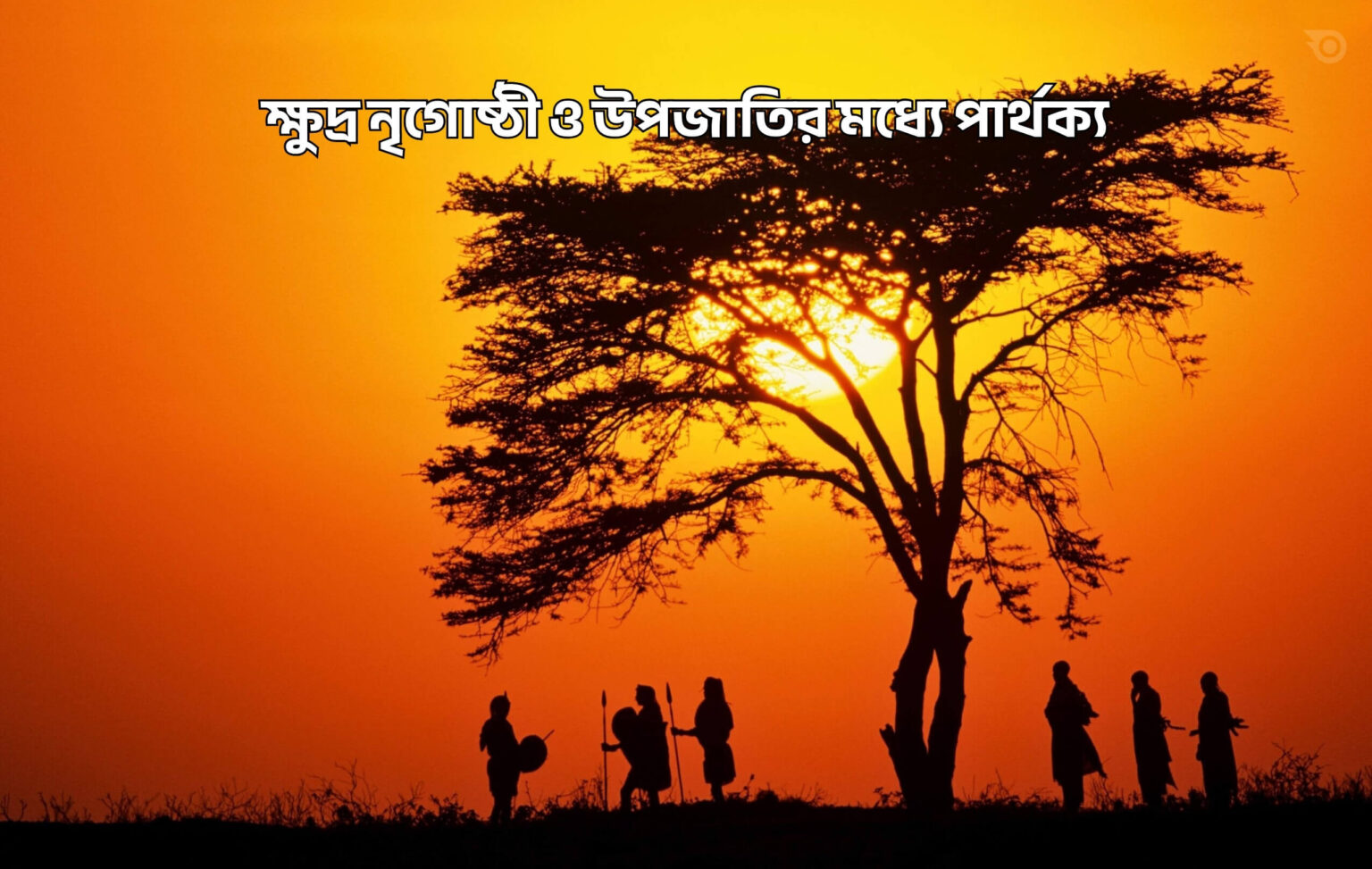 ক্ষুদ্র নৃগোষ্ঠী ও উপজাতির মধ্যে পার্থক্য - GoArif
