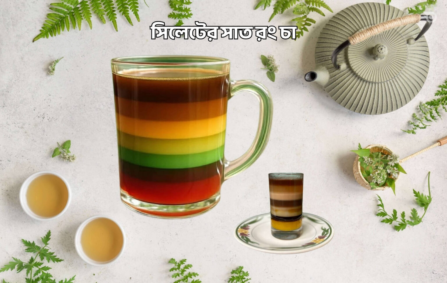 সিলেটের সাত রং চা - GoArif